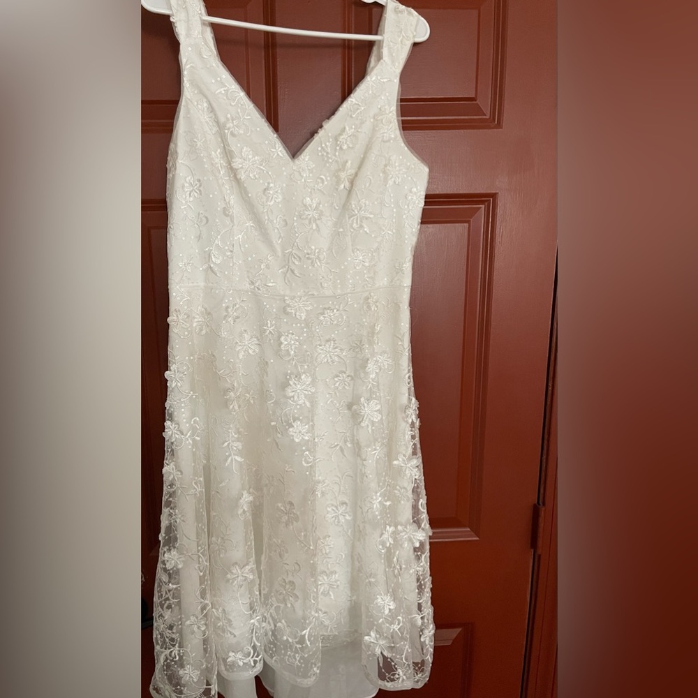 Adrianna papell high low dress